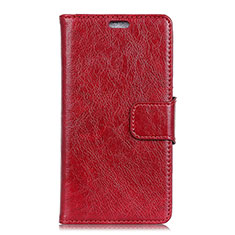 Coque Portefeuille Livre Cuir Etui Clapet pour HTC Desire 12S Rouge