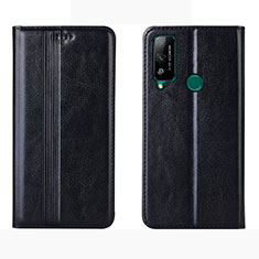 Coque Portefeuille Livre Cuir Etui Clapet pour Huawei Honor Play4T Noir