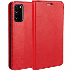 Coque Portefeuille Livre Cuir Etui Clapet pour Huawei Honor View 30 5G Rouge