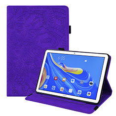 Coque Portefeuille Livre Cuir Etui Clapet pour Huawei MatePad 10.8 Violet