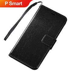 Coque Portefeuille Livre Cuir Etui Clapet pour Huawei P Smart (2019) Noir