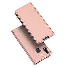 Coque Portefeuille Livre Cuir Etui Clapet pour Huawei P Smart Z Or Rose