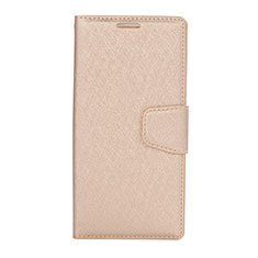 Coque Portefeuille Livre Cuir Etui Clapet pour Huawei P20 Lite Or