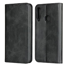 Coque Portefeuille Livre Cuir Etui Clapet pour Huawei P40 Lite E Noir