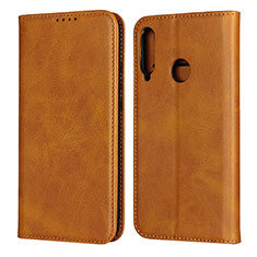 Coque Portefeuille Livre Cuir Etui Clapet pour Huawei P40 Lite E Orange