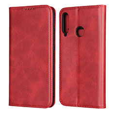 Coque Portefeuille Livre Cuir Etui Clapet pour Huawei P40 Lite E Rouge