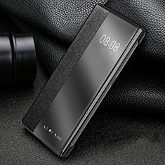 Coque Portefeuille Livre Cuir Etui Clapet pour Huawei P40 Pro Noir