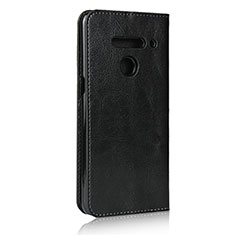 Coque Portefeuille Livre Cuir Etui Clapet pour LG V50 ThinQ 5G Noir