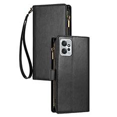 Coque Portefeuille Livre Cuir Etui Clapet pour Motorola Moto G Power 5G (2023) Noir