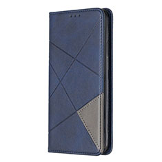 Coque Portefeuille Livre Cuir Etui Clapet pour Nokia 5.3 Bleu