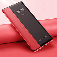 Coque Portefeuille Livre Cuir Etui Clapet pour Oppo A2 Pro 5G Rouge