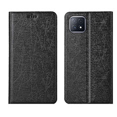 Coque Portefeuille Livre Cuir Etui Clapet pour Oppo A72 5G Noir