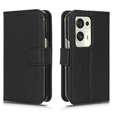 Coque Portefeuille Livre Cuir Etui Clapet pour Oppo Find N2 5G Noir