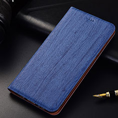 Coque Portefeuille Livre Cuir Etui Clapet pour Oppo Find X Bleu