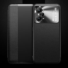 Coque Portefeuille Livre Cuir Etui Clapet pour Oppo K10 Pro 5G Noir