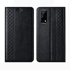 Coque Portefeuille Livre Cuir Etui Clapet pour Realme Q2 5G Noir