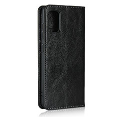 Coque Portefeuille Livre Cuir Etui Clapet pour Samsung Galaxy A41 Noir