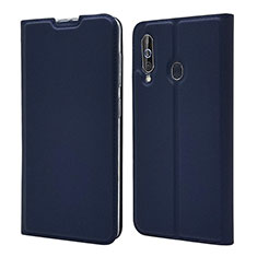 Coque Portefeuille Livre Cuir Etui Clapet pour Samsung Galaxy A60 Bleu
