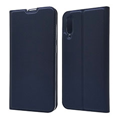 Coque Portefeuille Livre Cuir Etui Clapet pour Samsung Galaxy A70 Bleu