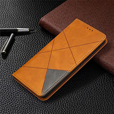 Coque Portefeuille Livre Cuir Etui Clapet pour Samsung Galaxy S20 FE 4G Brun Clair