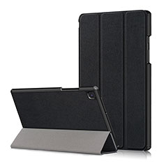 Coque Portefeuille Livre Cuir Etui Clapet pour Samsung Galaxy Tab A7 4G 10.4 SM-T505 Noir