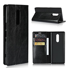 Coque Portefeuille Livre Cuir Etui Clapet pour Sony Xperia 1 Noir