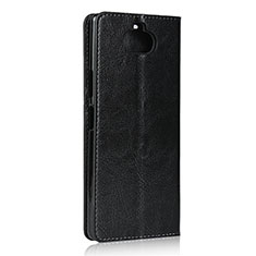 Coque Portefeuille Livre Cuir Etui Clapet pour Sony Xperia 8 Noir