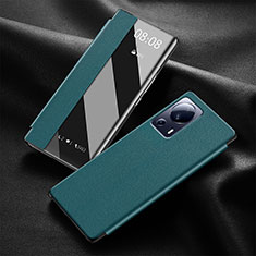 Coque Portefeuille Livre Cuir Etui Clapet pour Xiaomi Civi 1S 5G Vert