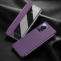 Coque Portefeuille Livre Cuir Etui Clapet pour Xiaomi Civi 1S 5G Violet