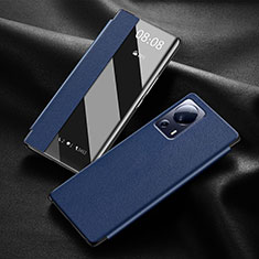 Coque Portefeuille Livre Cuir Etui Clapet pour Xiaomi Civi 5G Bleu