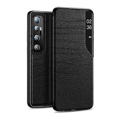 Coque Portefeuille Livre Cuir Etui Clapet pour Xiaomi Mi 10 Ultra Noir