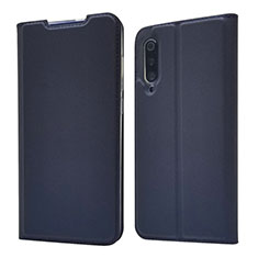 Coque Portefeuille Livre Cuir Etui Clapet pour Xiaomi Mi 9 SE Bleu