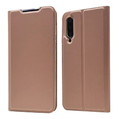 Coque Portefeuille Livre Cuir Etui Clapet pour Xiaomi Mi 9 SE Or Rose