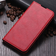 Coque Portefeuille Livre Cuir Etui Clapet pour Xiaomi Mi Note 10 Pro Rouge