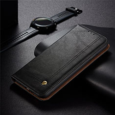 Coque Portefeuille Livre Cuir Etui Clapet pour Xiaomi Redmi 9 India Noir