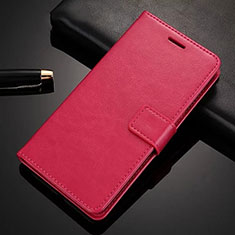 Coque Portefeuille Livre Cuir Etui Clapet pour Xiaomi Redmi K30i 5G Rouge