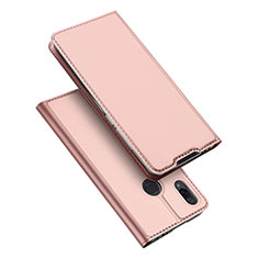 Coque Portefeuille Livre Cuir Etui Clapet pour Xiaomi Redmi Note 7 Or Rose