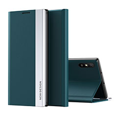 Coque Portefeuille Livre Cuir Etui Clapet Q01H pour Xiaomi Redmi 9AT Vert