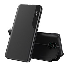 Coque Portefeuille Livre Cuir Etui Clapet Q02H pour Xiaomi Poco M2 Pro Noir