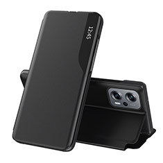 Coque Portefeuille Livre Cuir Etui Clapet Q02H pour Xiaomi Redmi K50i 5G Noir