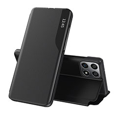 Coque Portefeuille Livre Cuir Etui Clapet QH1 pour Huawei Honor 70 Lite 5G Noir