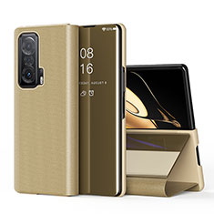 Coque Portefeuille Livre Cuir Etui Clapet QH1 pour Huawei Honor Magic V 5G Or