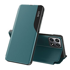 Coque Portefeuille Livre Cuir Etui Clapet QH1 pour Huawei Honor X30i Vert