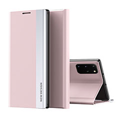 Coque Portefeuille Livre Cuir Etui Clapet QH1 pour Samsung Galaxy A53 5G Or Rose