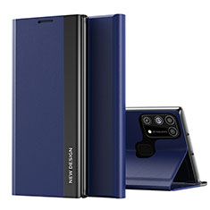 Coque Portefeuille Livre Cuir Etui Clapet QH1 pour Samsung Galaxy M31 Bleu