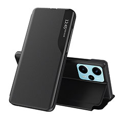 Coque Portefeuille Livre Cuir Etui Clapet QH1 pour Xiaomi Poco F5 5G Noir