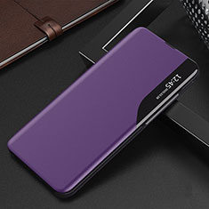Coque Portefeuille Livre Cuir Etui Clapet QH3 pour Samsung Galaxy A22 4G Violet