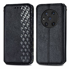 Coque Portefeuille Livre Cuir Etui Clapet S01D pour Huawei Honor Magic3 5G Noir