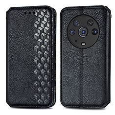 Coque Portefeuille Livre Cuir Etui Clapet S01D pour Huawei Honor Magic3 Pro 5G Noir