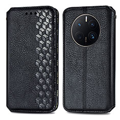 Coque Portefeuille Livre Cuir Etui Clapet S01D pour Huawei Mate 50 Pro Noir